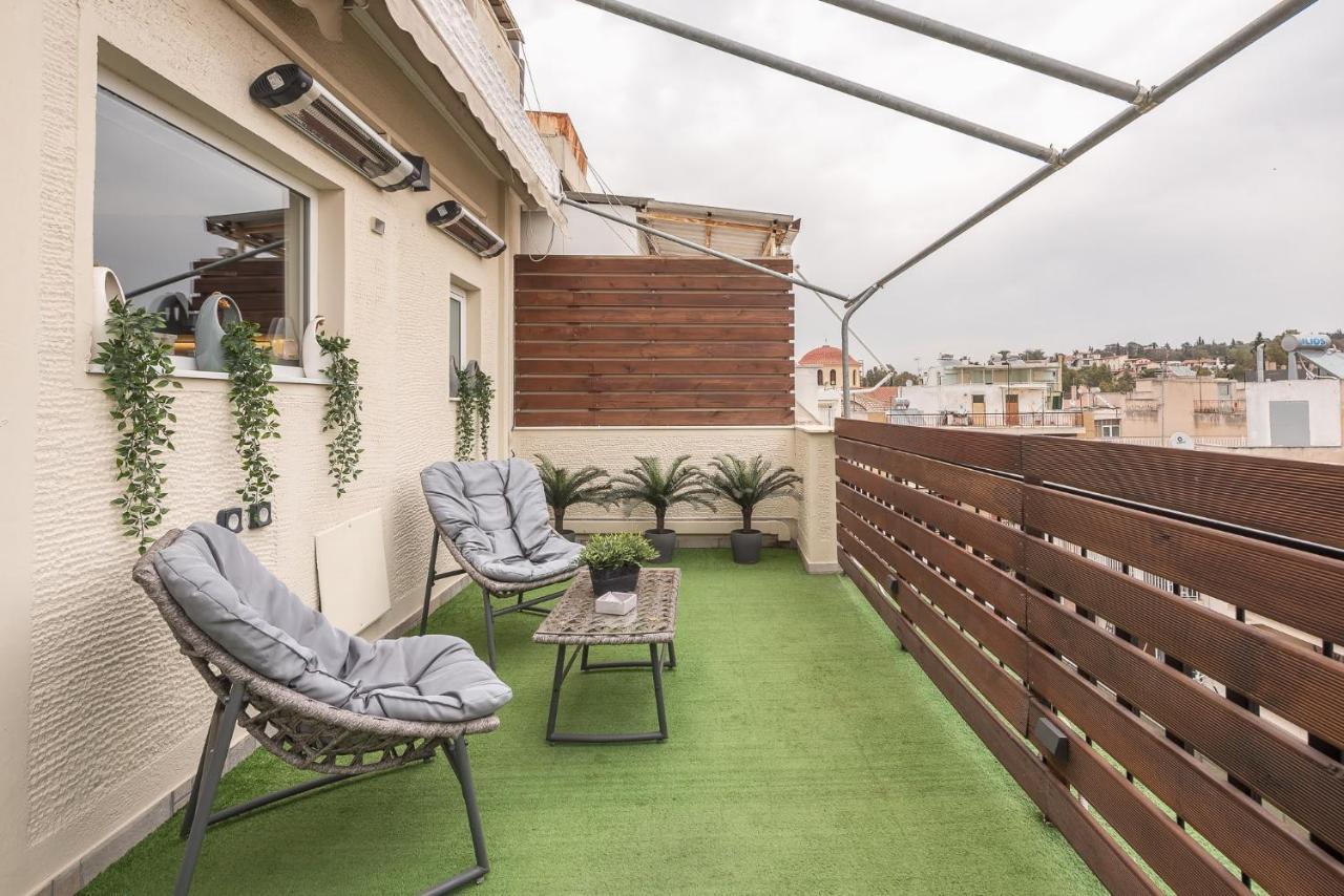 Petralona Stylish Penthouse Apartment Athens Exterior photo